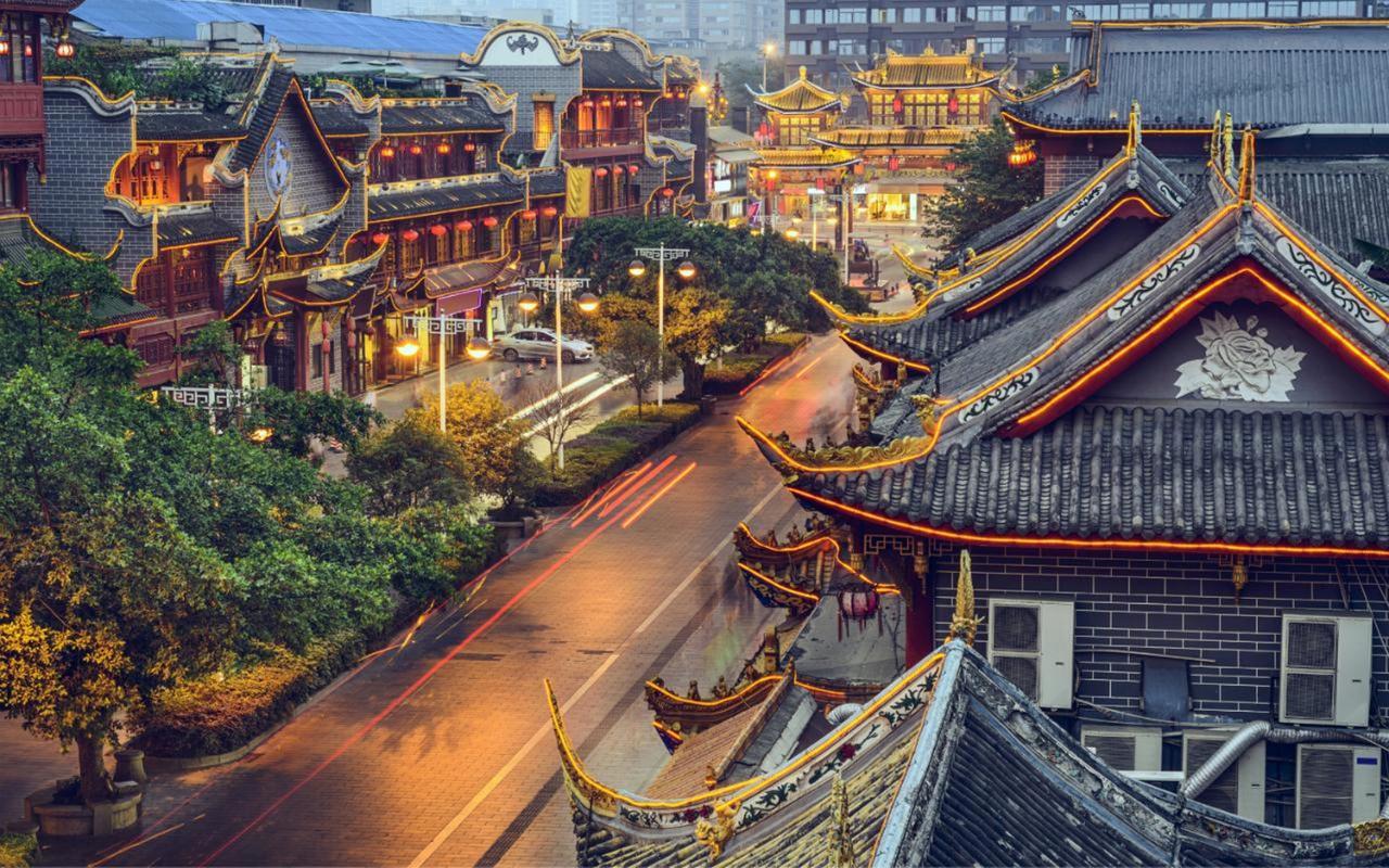 Chengdu Airport Ruijia Hotel Buitenkant foto